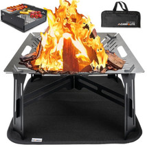 Outdoor Patio, Collapsible and Portable Fire Pit, Wood Burning Firepit - $8,484.66 MXN