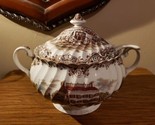 Johnson Brothers Heritage Hall Brown Soup Tureen with Lid and Ladel - $159.99