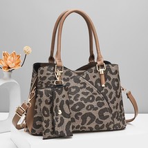 Women&#39;s Bag  Leopard Print Shoulder Women&#39;s Bag Large Capacity Handbag Style Fa - £33.49 GBP
