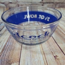 Anchor Ovenware Advertising Badcock Furnishing Mixing Bowl Blue 2 1/2 QT Used - £7.63 GBP