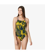 GENUINE Speedo Fusion Vibe CrossBack Onepiece Women Performance Racing Swimsuit - $55.95