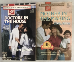 Lot of 2 By Ellen James [Home On The Ranch Series] Mother In The Making Doctors - £7.75 GBP