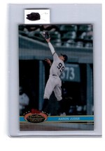 2021 Topps Stadium Club Chrome 1991 Design Variation Aaron Judge Refractor - £13.14 GBP