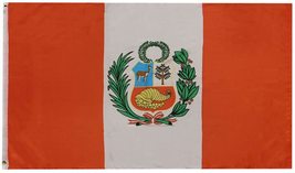 3x5 3&#39;x5&#39; Ft Peru Peruvian Flag With Brass Grommets Decor Indoor Outdoor - £3.84 GBP
