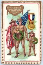 Sons Of Union Civil War Veterans Army Decoration Day Tuck Postcard DAMAGED - £3.91 GBP