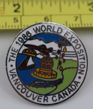 Expo 86 1986 World Exposition Canada Vancouver Collectible Pinback Pin - £11.57 GBP