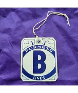 Vintage Stateroom Luggage Baggage Tag Furness Cruise Bermuda B Line Denn... - $569.25 MXN