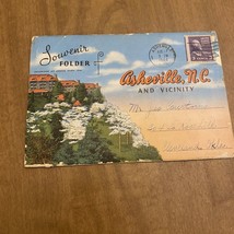 Asheville NC Souvenir Folder Of Postcards Scenic Photos - £5.67 GBP