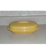 VINTAGE TUPPERWARE HARVEST GOLD MICROWAVE STEAMER 4 PC. - £7.00 GBP