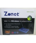 Zonet ZSR4134WS Wireless 4 Port Broadband Wireless Router 802.11n - £15.71 GBP