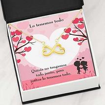 Express Your Love Gifts Lo Tenemos Todo Infinity Stainless Steel Pendant Spanish - £27.65 GBP