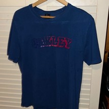 Oakley Logo Graphic T Shirt Men&#39;s XL Blue - £11.49 GBP