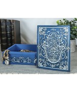 Hamsa Palm Hand Of God Warding Off The Evil Eye Tarot Cards Decorative Box - $473.67 MXN