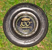BF Goodrich Tire Ashtray Vintage Rubber Wheel 100th Anniversary 1970 - £37.36 GBP