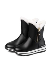 Omen autumn winter snow boots wedges high heels bowtie party shoes woman cute platforms thumb200