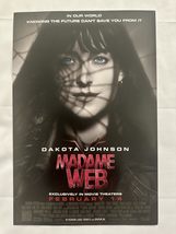 MADAME WEB - 11.5&quot;x17&quot; Original Promo Movie Poster 2024 - £15.65 GBP