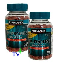 NEW ! Kirkland Signature Ibuprofen Tablets 200mg /1000 Tablets  Pack of ... - $17.19
