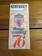 Vintage 1976 Kentucky Official Highway And Parkway Map Home-Coming Map B... - $24.75