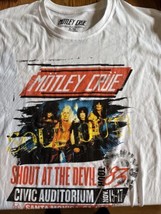 Nuova Maglietta Ufficiale Licenziata XL MOTLEY CRUE Shout At The Devil Tour 83 - $21.52