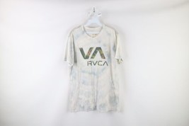 RVCA Surfing Mens Size Medium Spell Out Acid Wash Safari Short Sleeve T-Shirt - £23.42 GBP