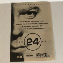 24 Twenty Four Print Ad Advertisement Kiefer Sutherland pa7 - £5.46 GBP