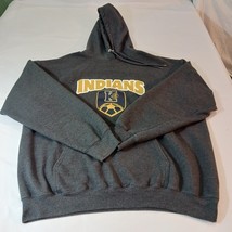 Port &amp; Company INDIANS K Men&#39;s Gray Core Fleece Graphic Hoodie Sweatshir... - €11,85 EUR