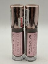 2 pack Makeup Revolution Beauty Conceal &amp; Define Concealer C18 - 0.11 fl oz - $11.87