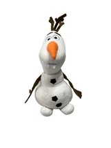 Disney Frozen Olaf The Snowman 11” Plush Toy Glitter Snowflakes - $18.17