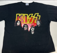 Vtg Kiss Army Depot T-Shirt Logo Band Photo Tour Concert Tee USA All Sport Sz XL - £34.25 GBP