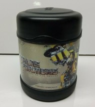 TRANSFORMERS Thermos Lunchbox 4&#39;&#39; Tall Stainless Steel Optimus Prime Bumblebee - £17.21 GBP