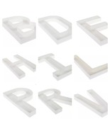 White Fillable Letter/Number 16" Tall Price Per Letter New - £7.07 GBP