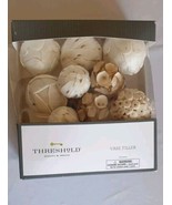 Threshold Wood &amp; cream Colored Vase Filler New Nature Elegant Design - $9.30 CAD