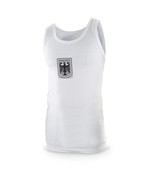 Authentic German Military Bundeswehr Vest Tank Top Jersey White w/ Patch... - $295.73 MXN