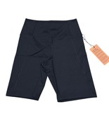Girlfriend Collective Black High-Rise Bike Short Black Size Medium 4011 New - $51.45 CAD