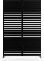 MTART Metal Privacy Screen 72&quot; H x 47.2&quot; Decorative Outdoor Privacy Scre... - $171.91 CAD