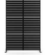 MTART Metal Privacy Screen 72&quot; H x 47.2&quot; Decorative Outdoor Privacy Scre... - €106,43 EUR