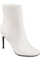 Journee Collection Womens Silvy Tru Comfort Foam Inside Zip White 8.5 Me... - $35.53