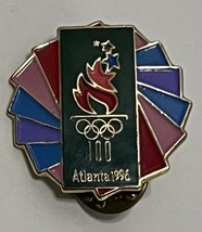 Olympic Pin Atlanta 100 1996 World Games Lapel Hat 1992 Ho Ho NYC 422555 - £6.17 GBP