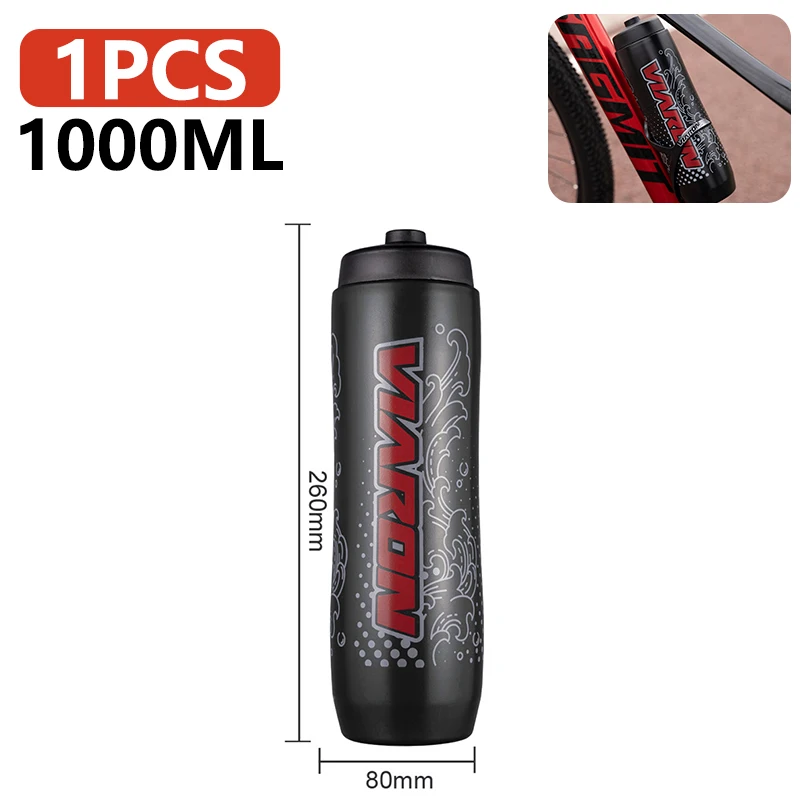 1-3PCS 1000ml Bike Water Bottle MTB Road Bicycle Cycling Bottle Outdoor  Drink E - $23.28