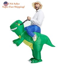 DH Halloween Inflatable Ride Dinosaur T-Rex Adult Party Role Play Fancy Costume - £27.84 GBP