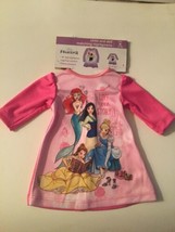 Disney Princess night gown for 18 inch doll pink long sleeves - £9.89 GBP