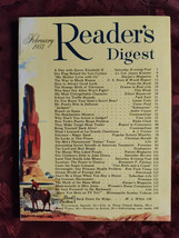 Readers Digest February 1953 Philo Farnsworth Leslie Caron Elliott Roosevelt - £9.95 GBP