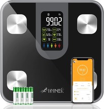 Bluetooth Bathroom Scales With Body Fat And Water Weight, Body Composition - £36.70 GBP