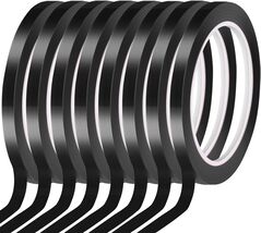 8 Rolls Chart Tape 6mm 1/4&quot; Whiteboard Tape Self-Adhesive Vinyl Tape for... - $9.90