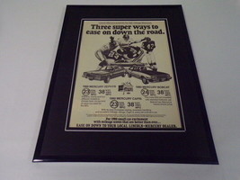 1980 Lincoln Mercury / Pittsburgh Steelers 11x14 Framed ORIGINAL Advertisement - £27.21 GBP