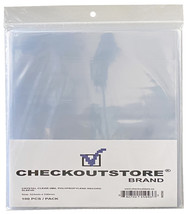 CheckOutStore Clear Plastic OPP for 12&quot; LP Vinyl Record Album Covers (Ou... - $438.79 MXN+