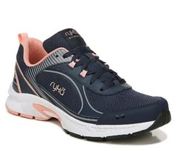 Ryka Womens Size 8 Sky Walk 4 Athletic Walking Sneaker Navy Blue Shoes - £40.29 GBP