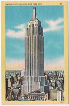 Postcard Empire State Building NYC New York - $2.96