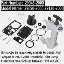 OEM Jabsco 29045-2000 Marine Manual Toilet Service Kit (1998 to 2007) - $54.45