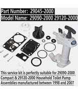 OEM Jabsco 29045-2000 Marine Manual Toilet Service Kit (1998 to 2007) - $75.39 CAD